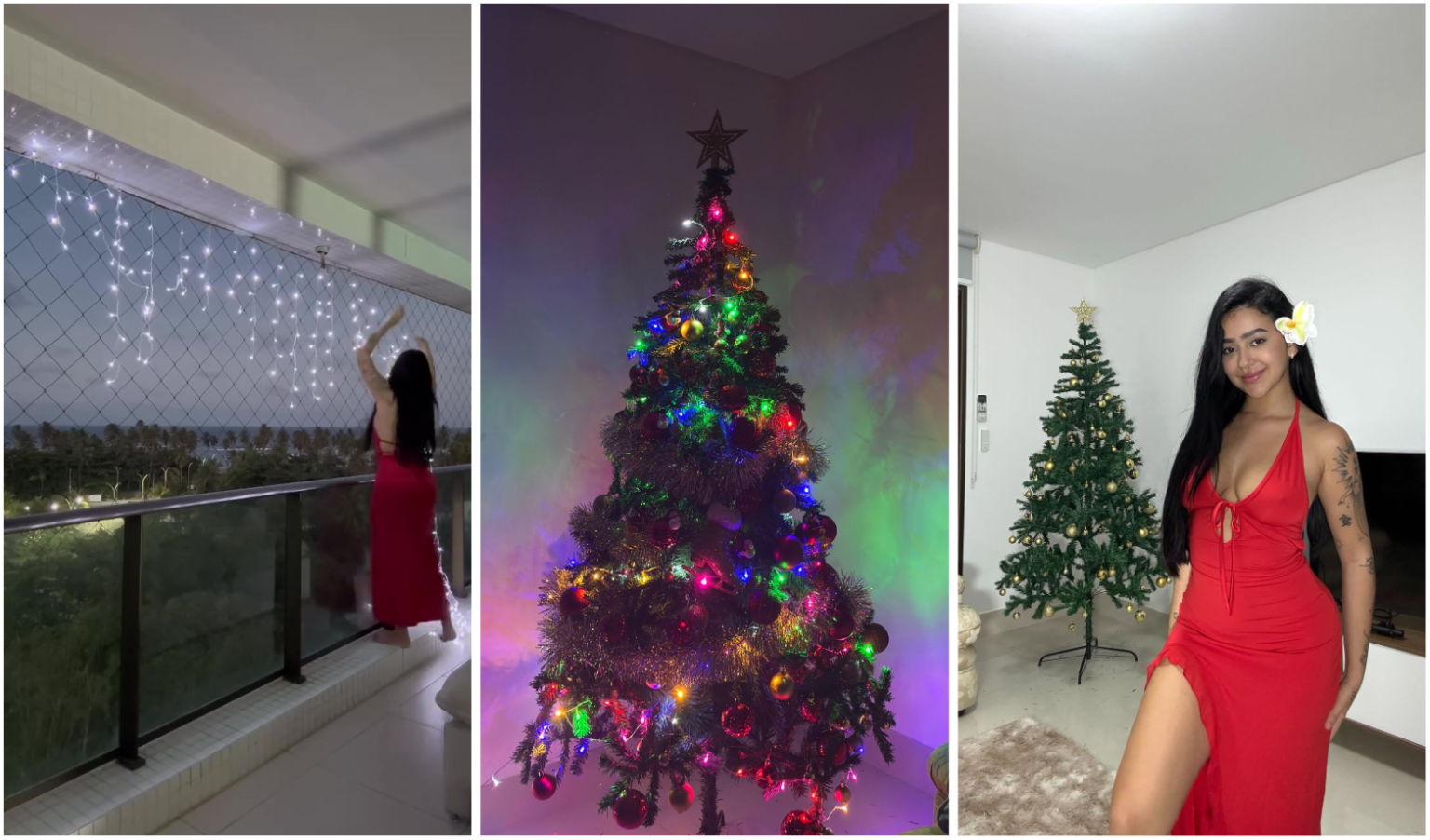Non Stop apresenta a encantadora decoração de Natal revelada por Beca Barreto em sua nova casa.